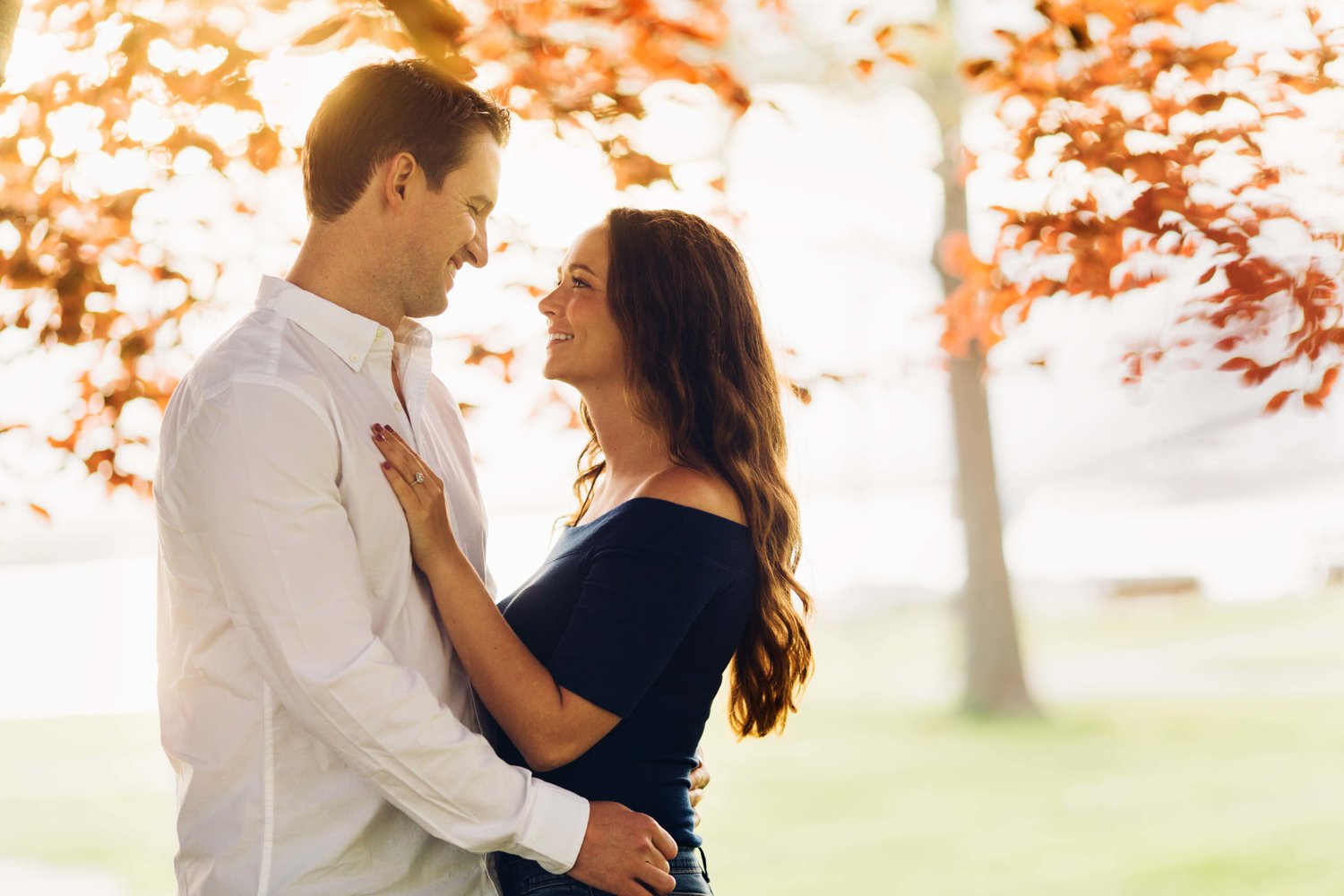Lisa + Mike engagement in Newport, RI
