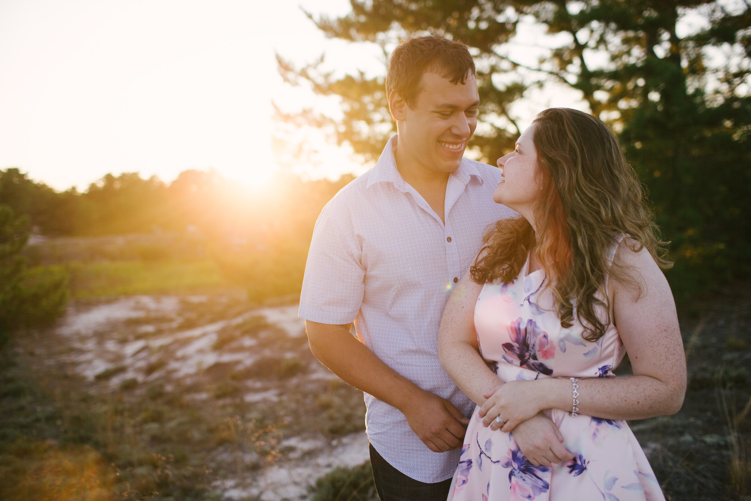 Michelle + Genya engagement session on Cape Cod, MA