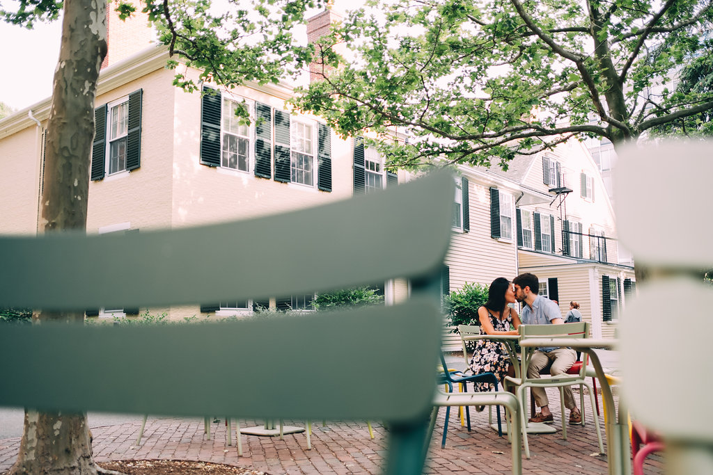 Alexandra + Tyson engagement in Cambridge, MA