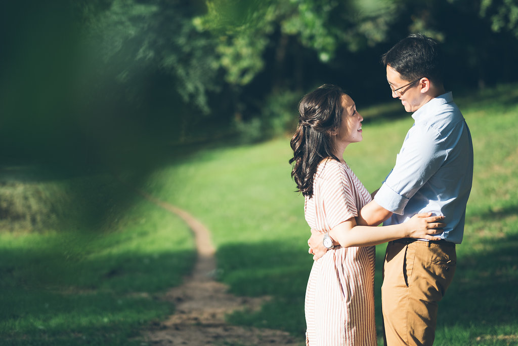 Christine + Joseph engagement at Columbia University, New York 