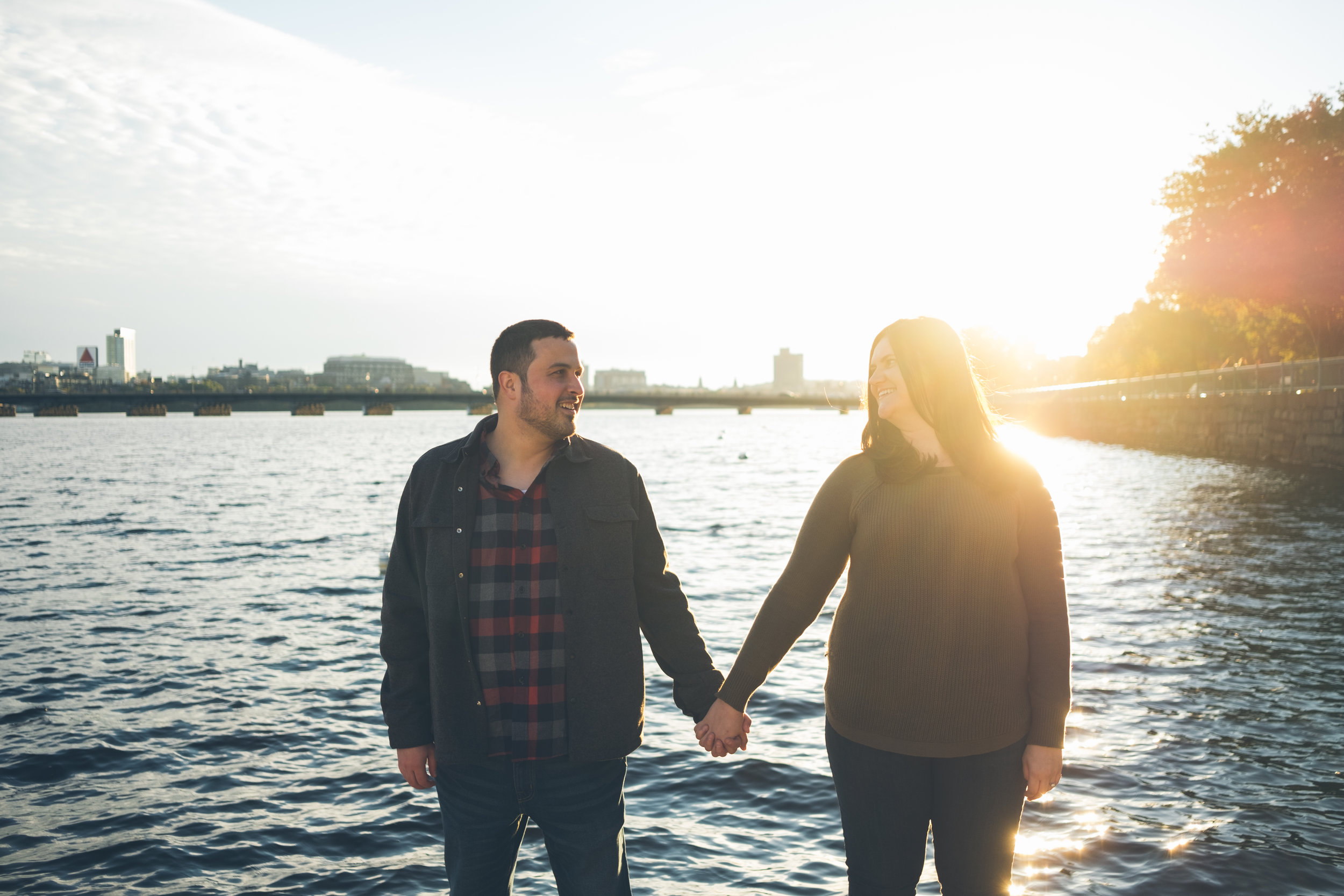 Kate + Jon engagement in Cambridge, MA