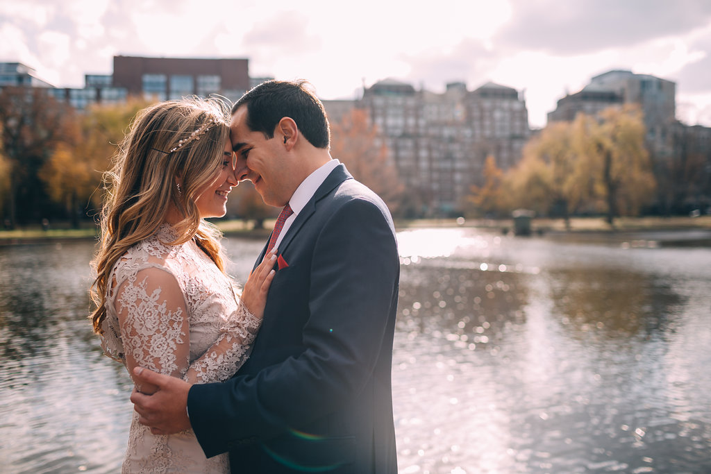 Marielle + Marino wedding ceremony at Cambridge City Hall, Cambridge, MA