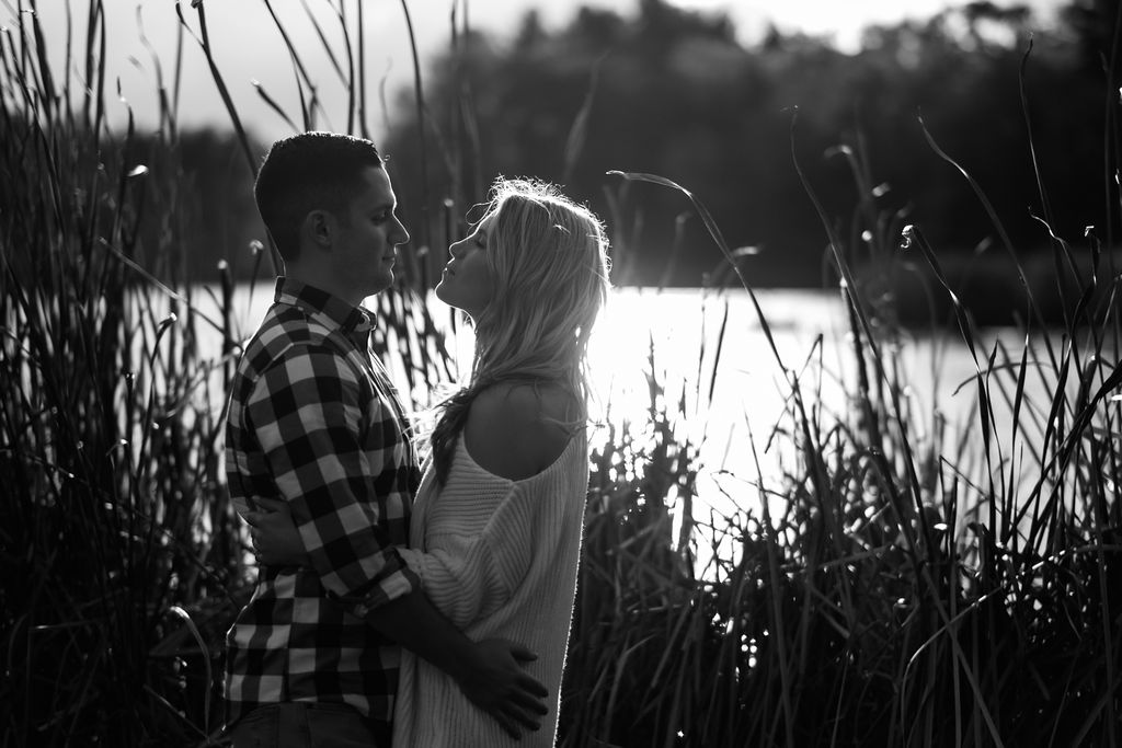 Jessie + Greg engagement in Sudbury, MA